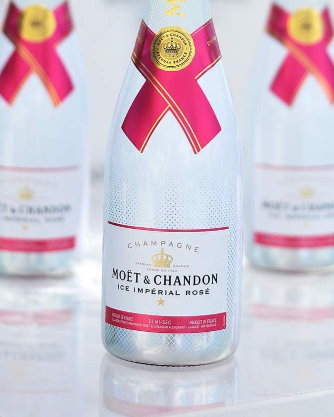 Moet & Chandon Imperial, Rose Imperial, Ice Imperial and Nectar Imperial  Rose